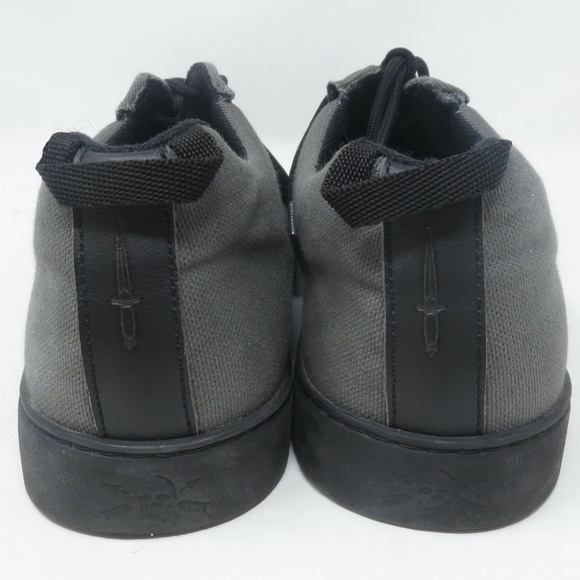 Woobies Tactical Mod-1 Cemento Gray Black Canvas Shoes Mens Size 13 USA Made - Picture 3 of 9